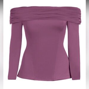 TA3 Shapey Off Shoulder Top